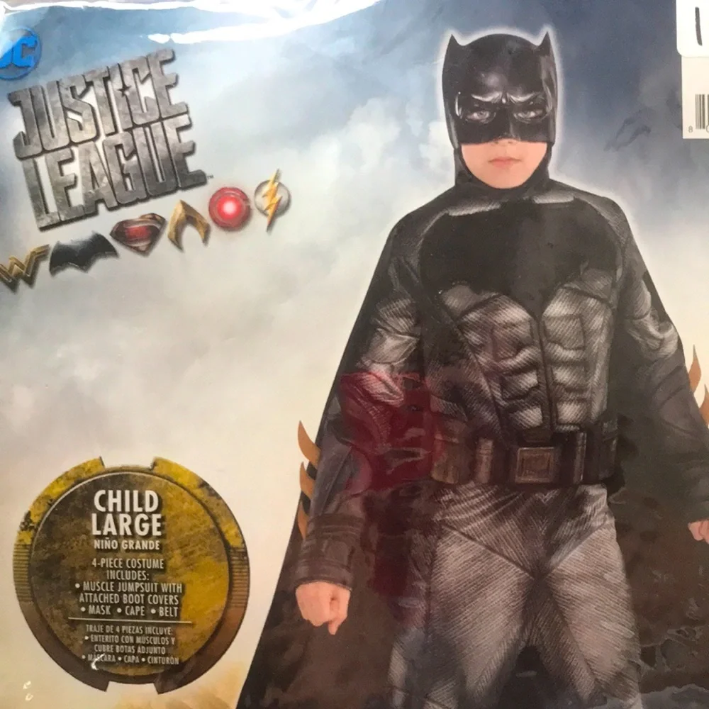 DC Batman Costume Justice League Large - Picture 1 of 7